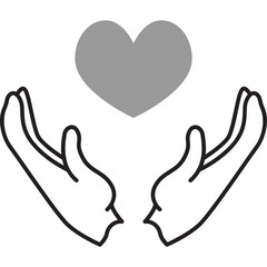 peace care line icon