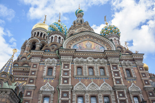 Church of the Resurrection (Savior on Spilled Blood) .1883-1907.  St. Petersburg