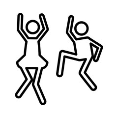 dancing line icon