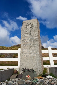 Graf Shackleton Grytviken Zuid Georgia, Grave Schackleton Grytviken South Georgia