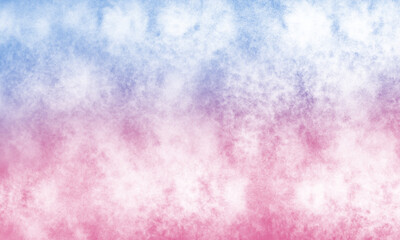 Obraz premium Pink and blue watercolor scribble texture. Abstract watercolor on a white background. Pink and blue abstract watercolor background.