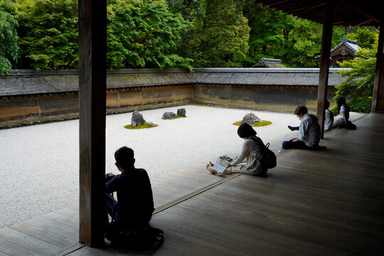Ryuanji Temple in Kyoto.