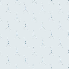 Zodiac signs blue seamless pattern