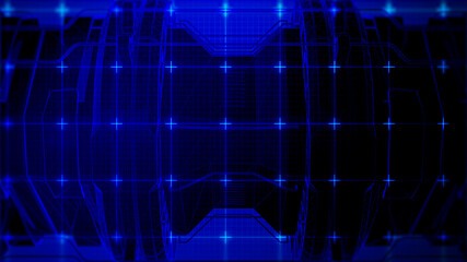 幾何学的なデジタルのイメージの背景