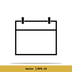 Calendar, Schedule, Date Settings, Appointment Icon Illustration. Date Sign Symbol. Vector Icon EPS 10