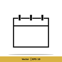 Calendar, Schedule, Date Settings, Appointment Icon Illustration. Date Sign Symbol. Vector Icon EPS 10