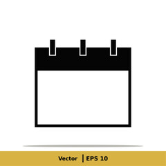 Calendar, Schedule, Date Settings, Appointment Icon Illustration. Date Sign Symbol. Vector Icon EPS 10
