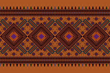 ethnic pattern, seamless, vector, art, design, background, fabric, thailand, wallpaper, style, texture, decoration, tile, traditional, pattern, fabric pattern ethnic, abstract, red, floral, vintage