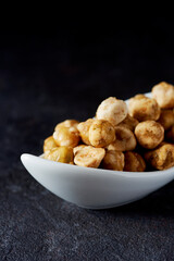 crispy roasted peas