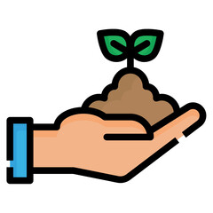sprout line icon