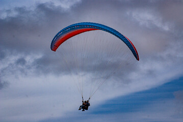 Paragliders in the state of Minas Gerais, Brazil