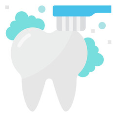 teeth flat icon