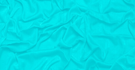 Obraz premium Blue cloth background soft wrinkled fabric patrem and surface