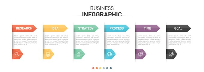 Infographic design with icons and 5 options or steps. Thin line vector. Infographics business concept. Can be used for info graphics, flow charts, presentations, web sites, banners, printed materials.