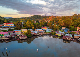 houses on the river