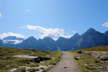 壮観な登山道