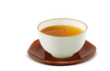 湯呑み ほうじ茶 麦茶 飲み物 イラスト リアル 茶托 茶柱