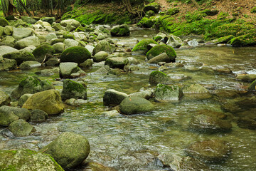 自然風景　渓谷イメージ　