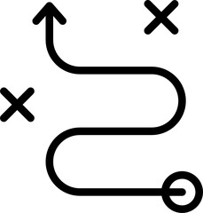 strategy minimal line icon