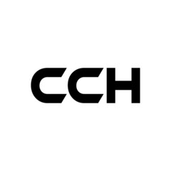 CCH letter logo design with white background in illustrator, vector logo modern alphabet font overlap style. calligraphy designs for logo, Poster, Invitation, etc.