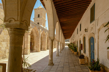 Fototapeta na wymiar Church of Saint Lazarus at Larnaca on the island of Cyprus