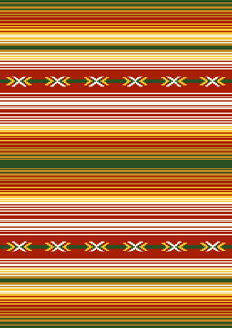Mexican blanket, rug. Native Indian ornament. Tribal vector seamless pattern. Ethnic South Western decor. Boho geometric ornament. Vector seamless pattern. Serape design. Woven carpet illustration.