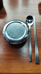 한국인의 식사, 밥, 밥한공기 숟가락, 젓가락,수저