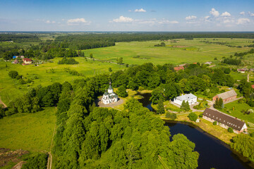 Obraz premium Convent in honor of the icon of the Mother of God 