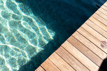 Swimming pool on a sunny day