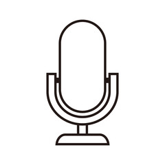 microphone vector icon illustration sign