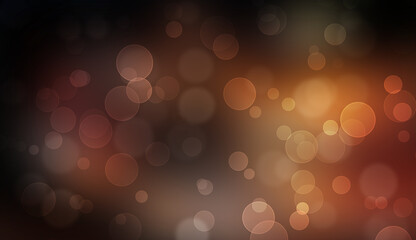 Bokeh red Glitter lights texture background abstract. Sparkling magical concept glow effect wallpaper illustration photo