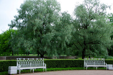 Catherine park in Pushkin (Tsarskoe Selo), Saint Petersburg, Russia