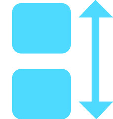 mobile apps sorting button icon