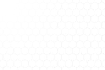 Abstract background honeycomb white and grey. Embossed Hexagon, light and shadow