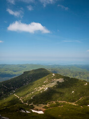Naklejka premium view from the mountain
