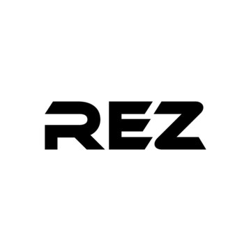 REZ letter logo design with white background in illustrator, vector logo modern alphabet font overlap style. calligraphy designs for logo, Poster, Invitation, etc.