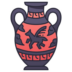 ancient vase icon