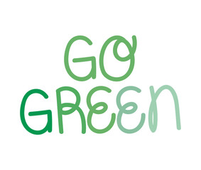 environmentally friendly lettering
