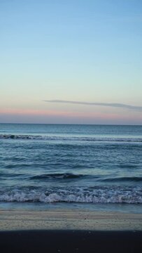 sunset on the beach - sea