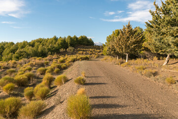 dirt road on the mountain