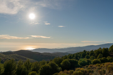 mountainous landscape in southern Spain