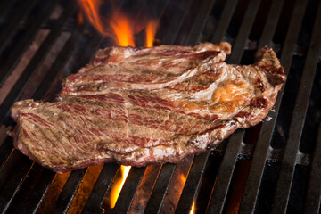 Steak On Grill