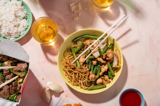 Chinese food takeout 