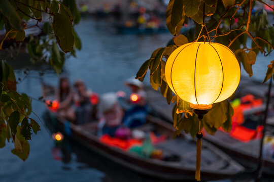 The Colorful Lanterns Of Hoi An's City
