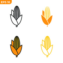 corn icon symbol template for graphic and web design collection logo vector illustration