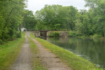 Fototapeta na wymiar Cheasapeak and Ohio Canal