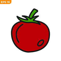 tomato icon symbol template for graphic and web design collection logo vector illustration