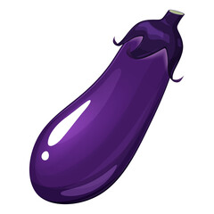 ナスのイラスト_1本