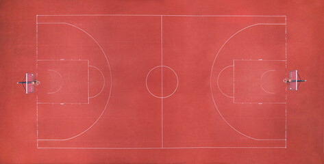 Basketball Court From Above