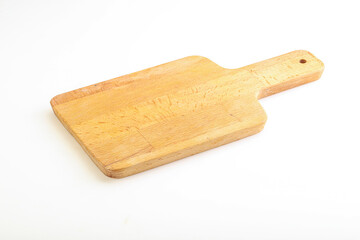 Wooden board for kitchen isolated